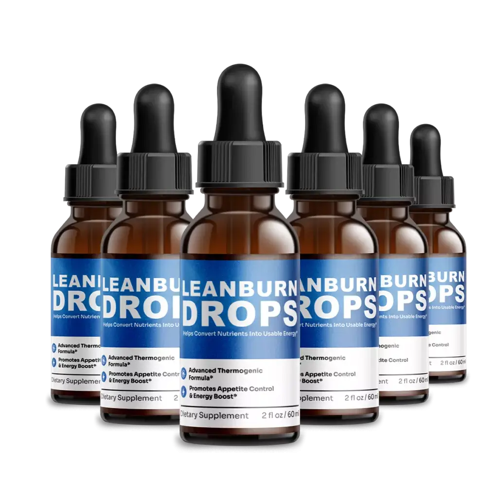 LeanBurn Drops six-bottle best value package, 180-day supply
